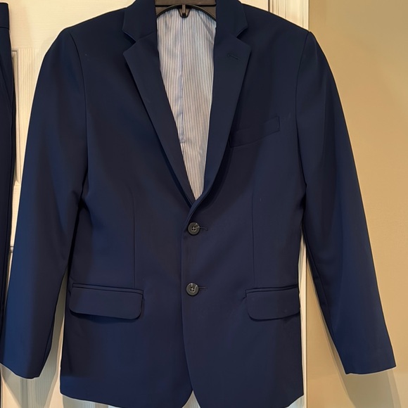 Boys Navy Blazer and Pants Set - Picture 2 of 7